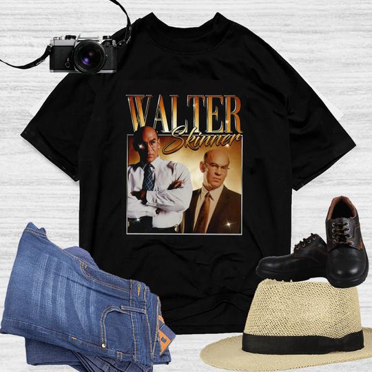Discover The X-Files Mitch Pileggi Walter Skinner 90S Vintage T-Shirt, The X Files Shirt