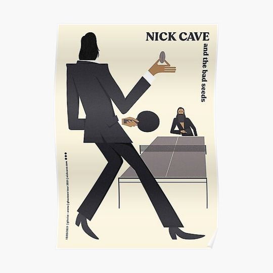 Discover Nick Cave and The Bad Seeds Poster Premium Matte Vertical Poster