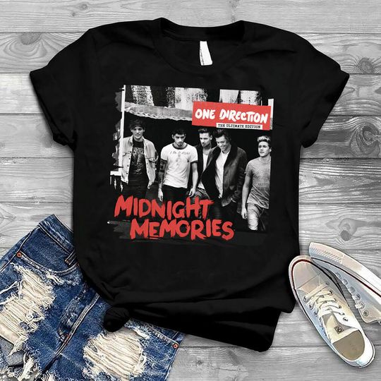 Discover One Direction T-Shirt, One Direction Midnight Memories T-Shirt