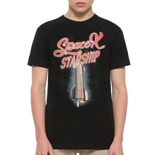 Discover SpaceX Starship T-Shirt / Men's Women's Sizes