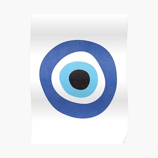 Discover Evil Eye Protection Symbol Premium Matte Vertical Poster