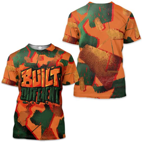 Discover Built Different 3D Broken match Dunk Low Miami 3D T Shirt