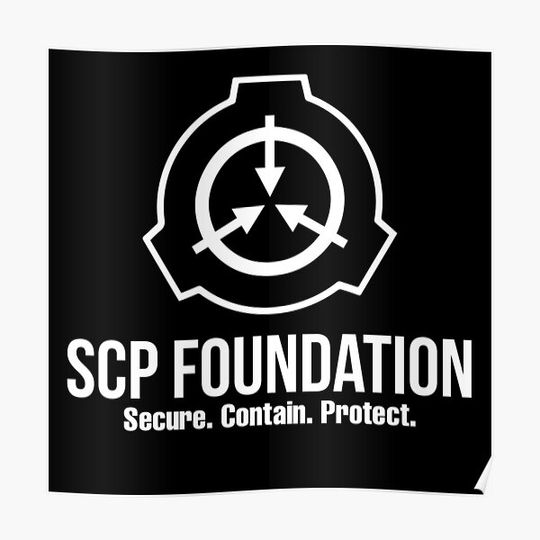 Discover SCP Foundation Secure Contain Protect Premium Matte Vertical Poster