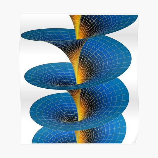 Discover Riemann surface of the complex logarithm Premium Matte Vertical Poster