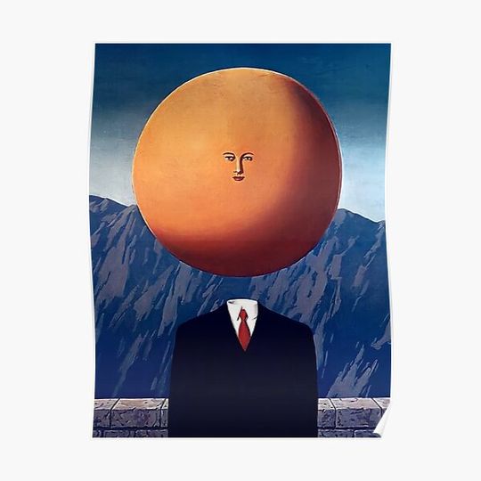 Discover Rene Magritte - The Art of Living Premium Matte Vertical Poster