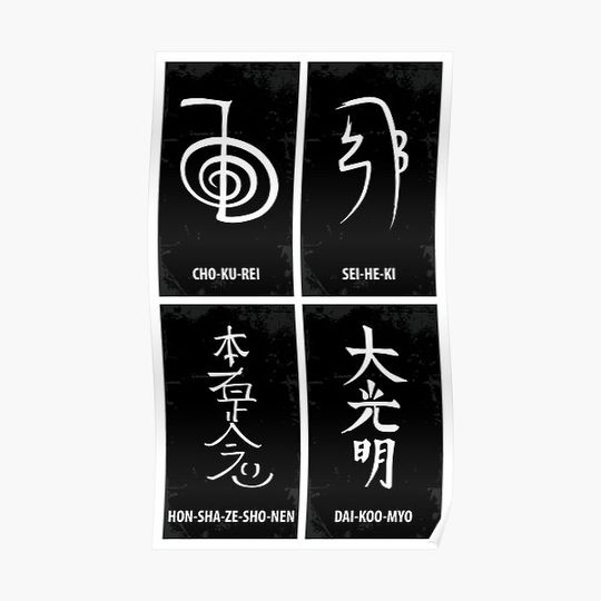 Discover Reiki Symbols Premium Matte Vertical Poster