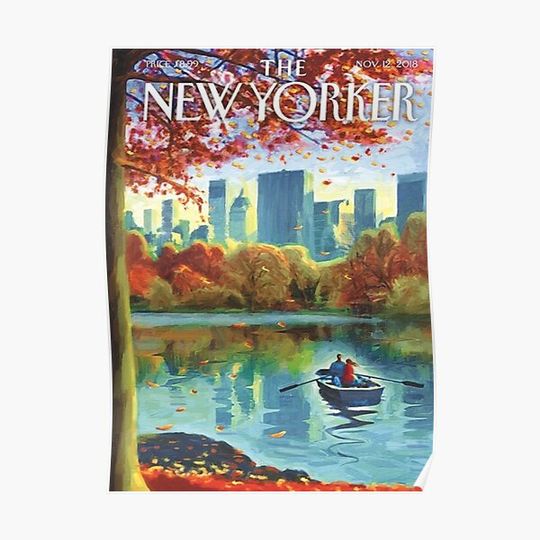 Discover Travel The New Yorker Poster Premium Matte Vertical Poster
