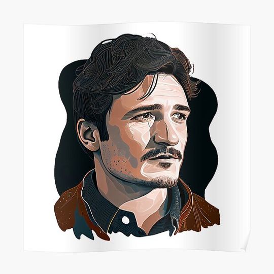Discover Pedro Pascal Premium Matte Vertical Poster