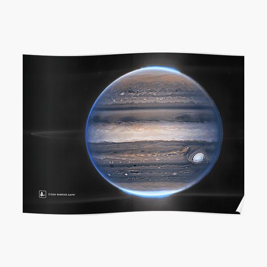 Discover JWST Jupiter 2022 (James Webb/JWST) — space poster Premium Matte Vertical Poster