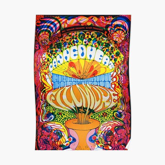 Discover Canned Heat Fillmore Concert Premium Matte Vertical Poster
