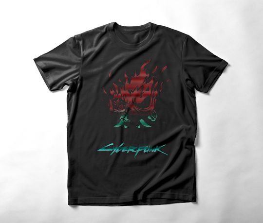 Discover Vintage Cyberpunk Samurai 2077 , Samurai Tee , Cyberpunk merch