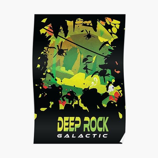 Discover Deep Rock Galactic Fanart Artwork Premium Matte Vertical Poster