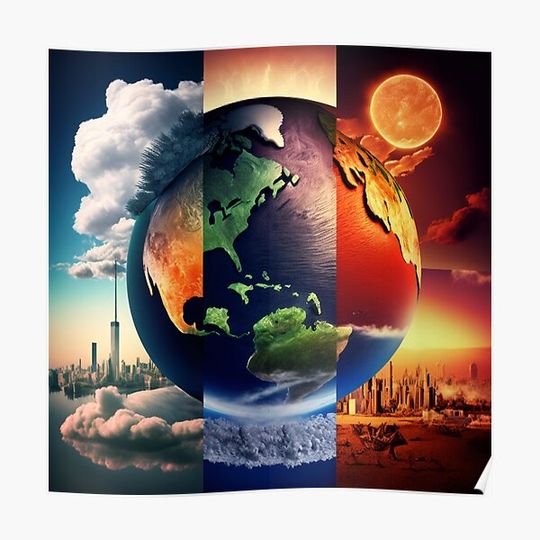 Discover Global warming Premium Matte Vertical Poster