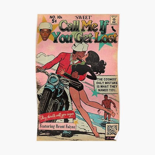 Discover SWEET Call Me If You Get Lost Comic Book Premium Matte Vertical Poster