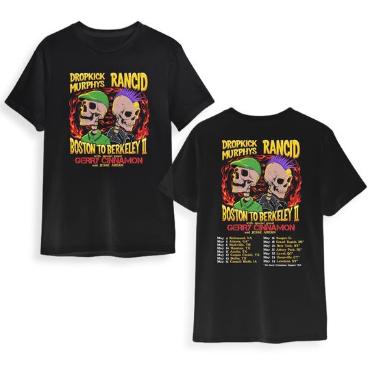 Discover Dropkick MurPHYS and Rancid New Co-Headlining Tour T-Shirt