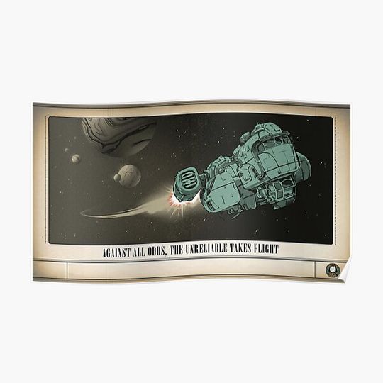 Discover The Outer Worlds Unreliable Poster Premium Matte Vertical Poster