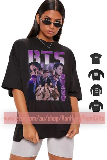 Discover Kpop, BTS group shirt, aka Bangtan Boys, Unisex, Vintage T shirt