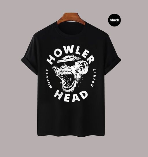 Discover Howler Head Monkey Kentucky Bourbon Whiskey Vintage Logo T Shirt