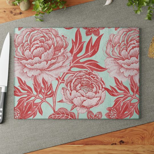 Discover Toile Vintage Flowers Cutting Board