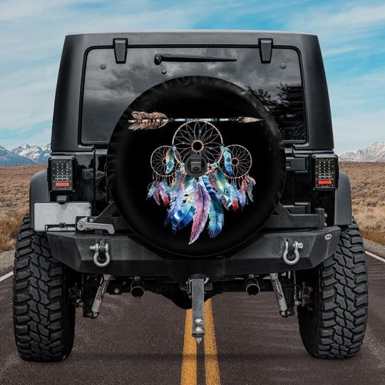 Discover Spare Tire Cover with Boho Dreamcatche