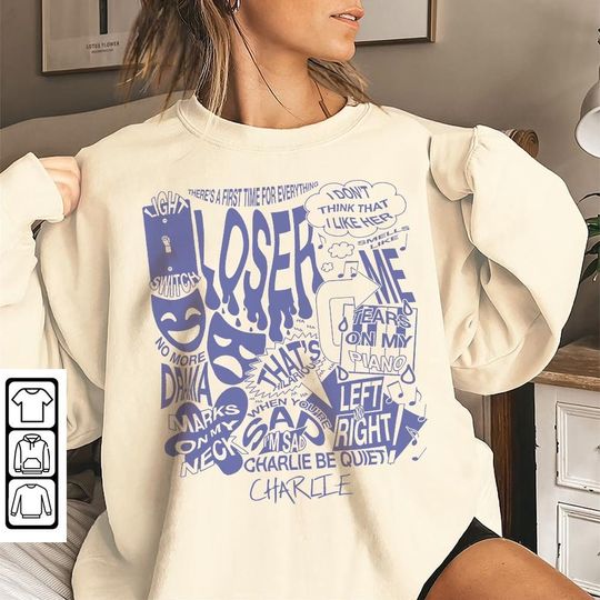 Discover Charlie Puth Vintage Concert Tour Sweatshirt