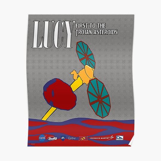 Discover NASA Lucy poster Pop art Premium Matte Vertical Poster