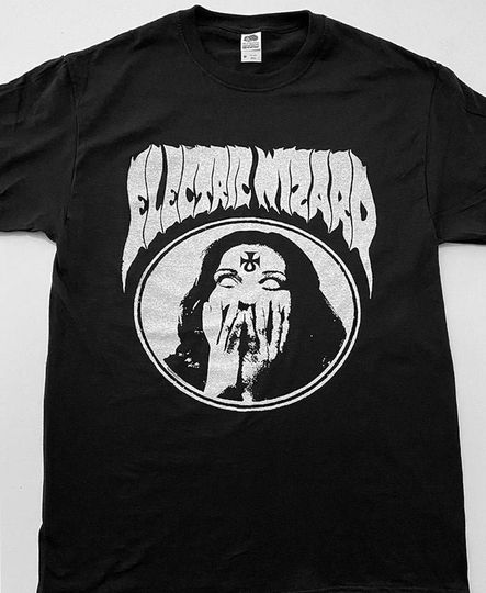 Discover Electric Wizard " Inverted Ankh Girl " Black T-shirt