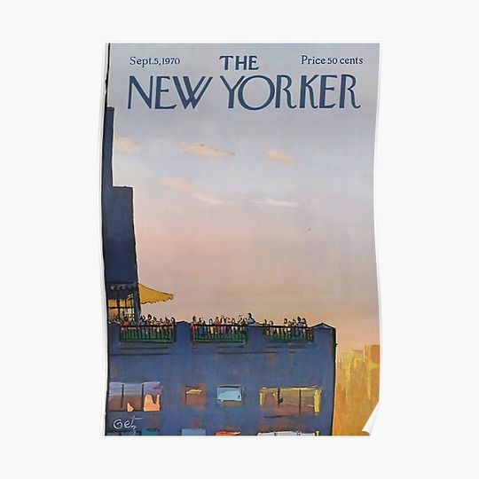 Discover The New Yorker 1970 Premium Matte Vertical Poster