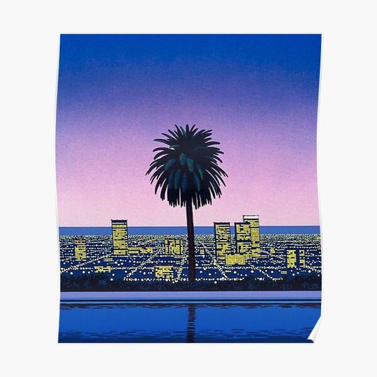 Discover Hiroshi Nagai Vaporwave Premium Matte Vertical Poster