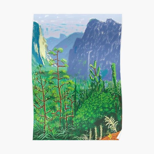 Discover David Hockney - Forest Hill Premium Matte Vertical Poster