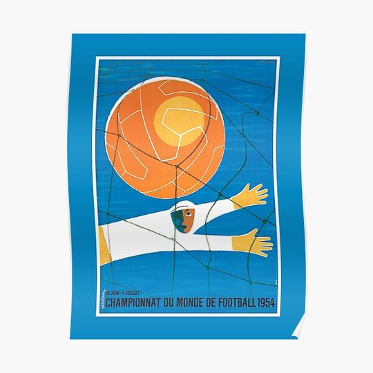 Discover 1954 World Cup Premium Matte Vertical Poster