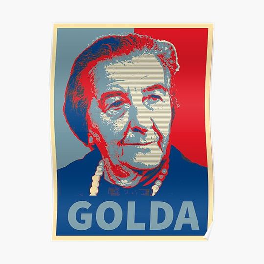 Discover Golda Meir Hope Poster Premium Matte Vertical Poster