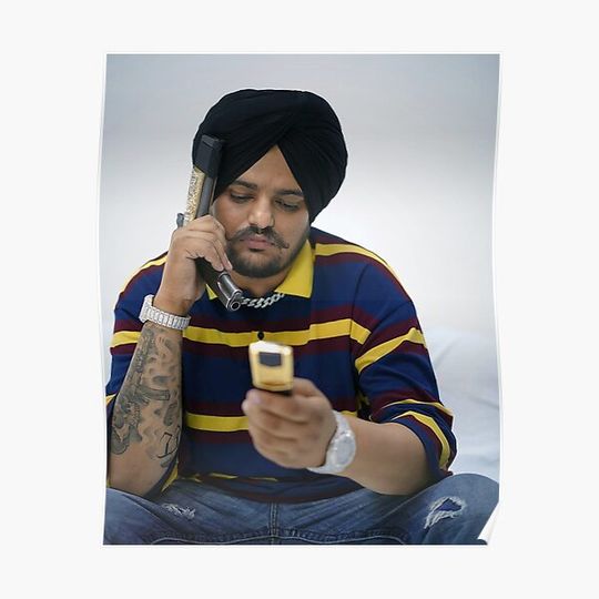 Discover Sidhu Moose Wala | R.I.P Sidhu Moose Wala Premium Matte Vertical Poster