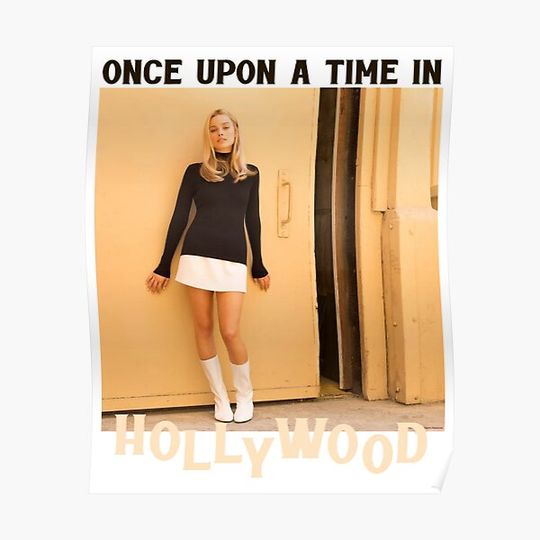 Discover Once Upon a Time in Hollywood - Margot Robbie as Sharon Tate Premium Matte Vertical Poster