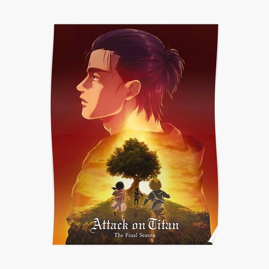 Discover Attack On Titan The Final Season Premium Matte Vertical Poster