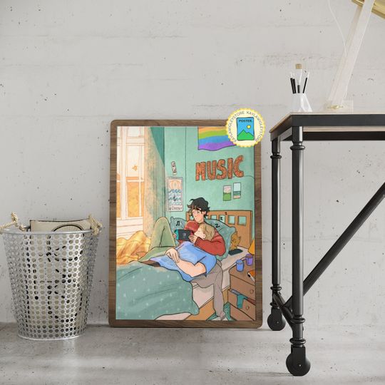 Discover Heartstopper Nick and Charlie Poster - Heartstopper Print
