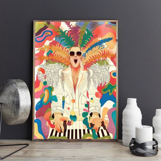 Discover Elton-J Music Poster - Custom Elton Concert Poster