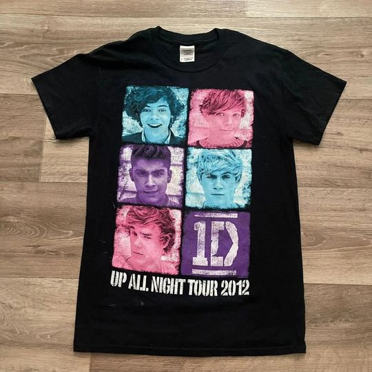 Discover One Direction Up All Night Tour 2012 T-Shirt