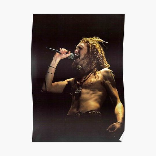 Discover yellow singer Premium Matte Vertical Poster