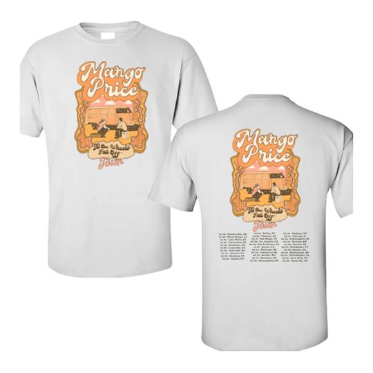 Discover Margo Price Til The Wheels Fall Off Tour 2023 Double Side Unisex T-Shirt