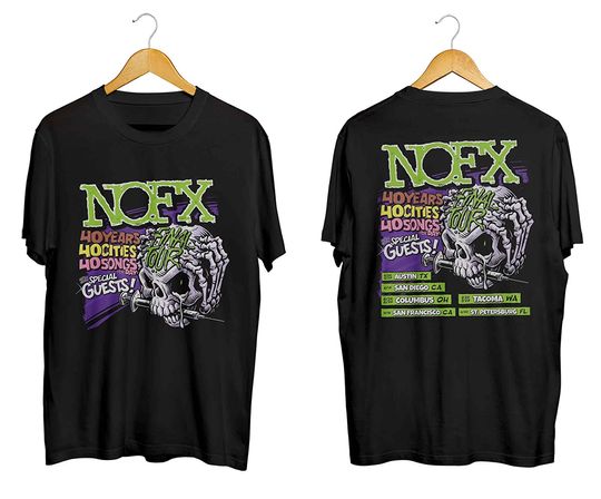 Discover Nofx 40 Years Anniversary Tour Shirt