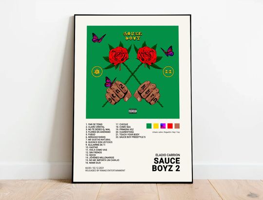Discover Eladio Carrion / SAUCE BOYZ 2 Music album poster
