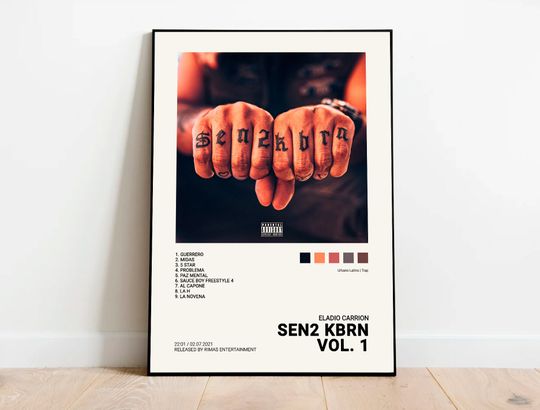 Discover Eladio Carrion / SEN2 KBRN VOL. 1 Music album poster
