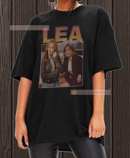 Discover Lea Thompson Shirt T-shirt Unisex Cotton Vintage 90's Graphic Tee Unisex Crewneck Shirt