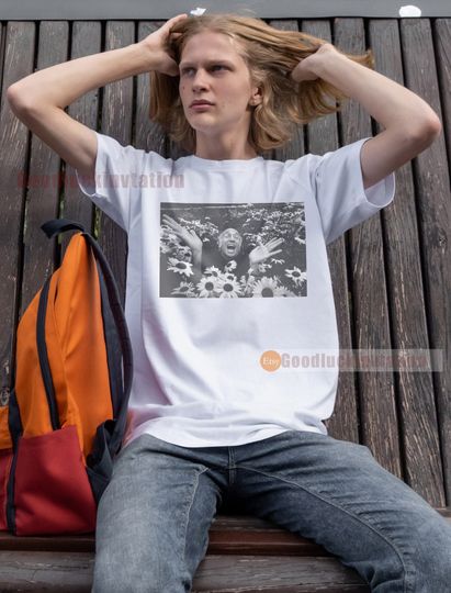 Discover Larry David is My Mood Flowers Shirt Larry davids Flowers T-shirt Unisex Cotton Vintage 90's Graphic Tee Unisex Crewneck Shirt