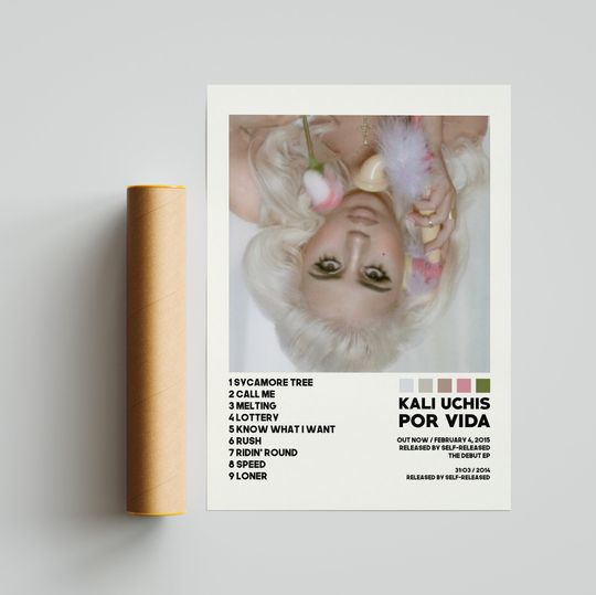 Discover Kali Uchis Posters, Por Vida Poster,  Album Cover Poster