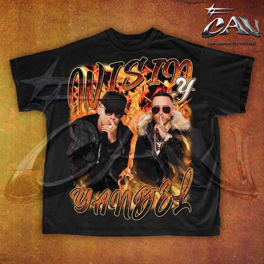 Discover Wisin y Yandel Vintage Bootleg T-Shirt | Puerto Rican Reggaeton Duo