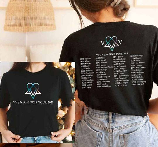 Discover VV Neon Noir Tour 2023 T-Shirt