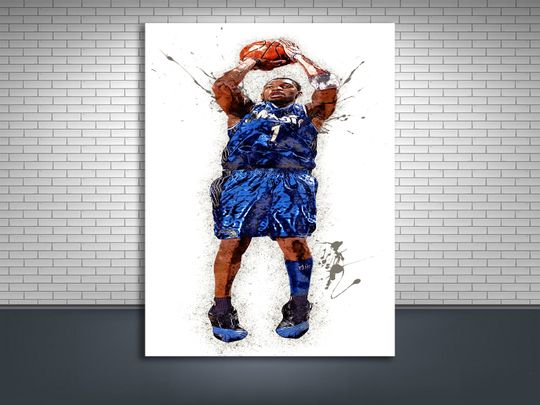 Discover Tracy McGrady Poster, Orlando Magic, Basketball Poster