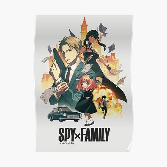 Discover Spy x Family Premium Matte Vertical Poster